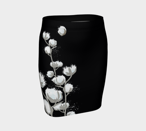 Arctic Cotton Fitted Skirt